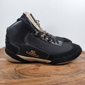 ScrapLife Ascend One Mens Black Gum Gold Size 10.5 Wrestling Shoes